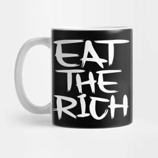 Eat The Rich, for Dark Backgrounds Mug